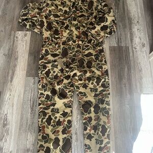 Vintage Walls Blizzard Pruf duck camo insulated coveralls 🦆